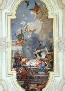 TIEPOLO, Giovanni Domenico The Institution of the Rosary Sweden oil painting artist